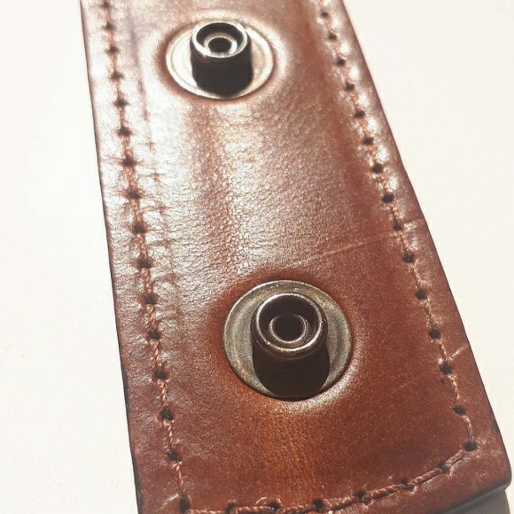 Classic Horse Bit Leather Belt - Picture 9 of 13